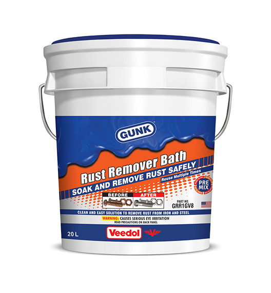 Gunk Veedol Rust Remover Bath