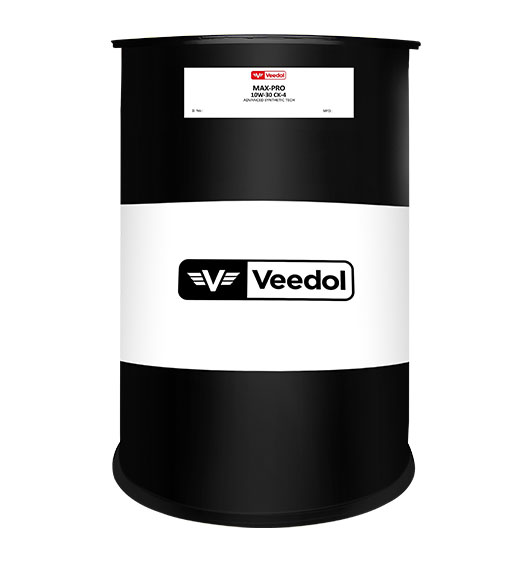 MAX-PRO 10W-30 CK-4_210L Barrel Packshot